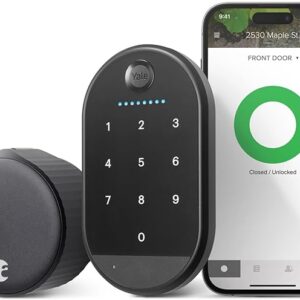 Yale|August Wi-Fi Smart Lock with Keypad, Black